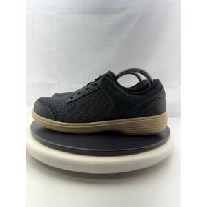 Orthofeet Lava Knit Mens Size 8.5M Diabetic Orthopedic Comfort Gray Black Shoes